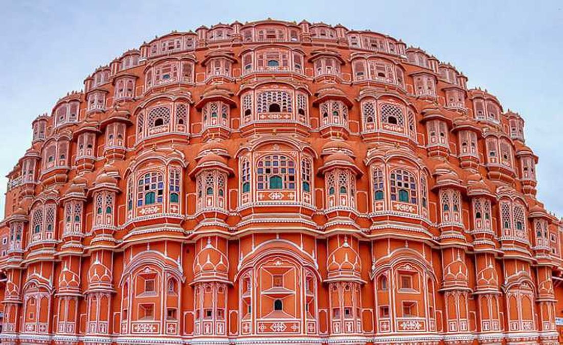 Rajasthan Jaipur Hawa Mahal in Rajasthan